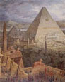 print of pyramids