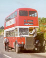 red two decker bus